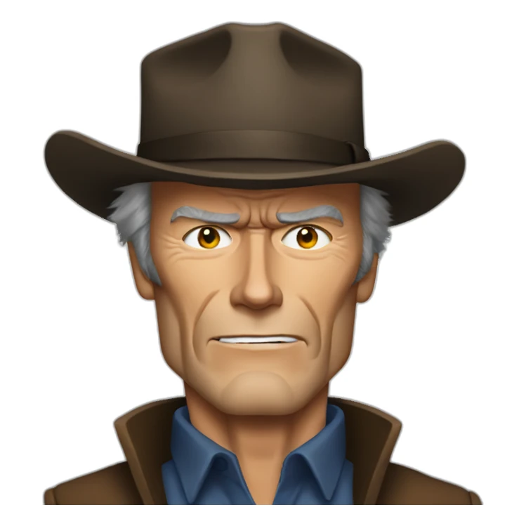 clint eastwood sticker