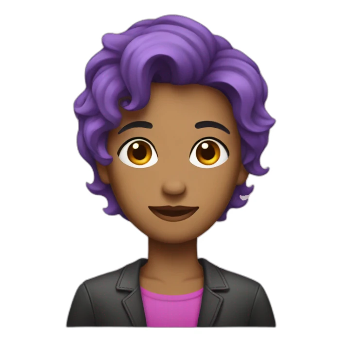 gender fluid crossiant sticker