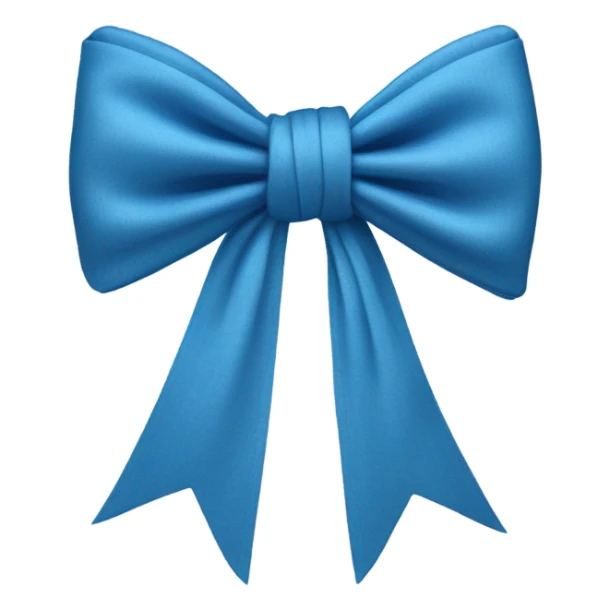 Blue quartette bow sticker