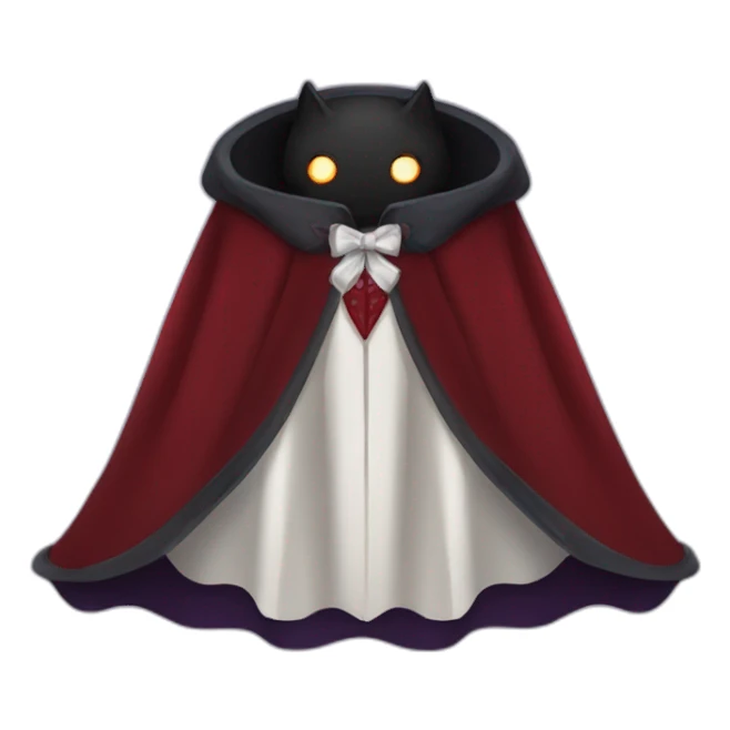 A vampire cape sticker
