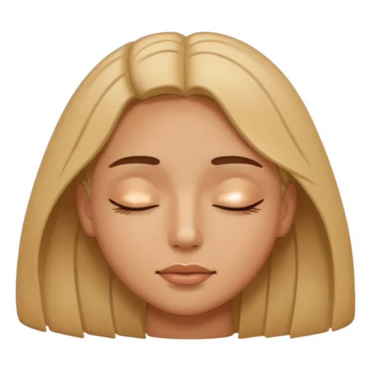 
Closed eyes sticker
