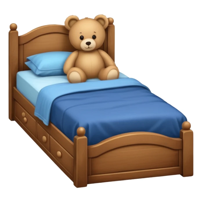 bed for kid sticker