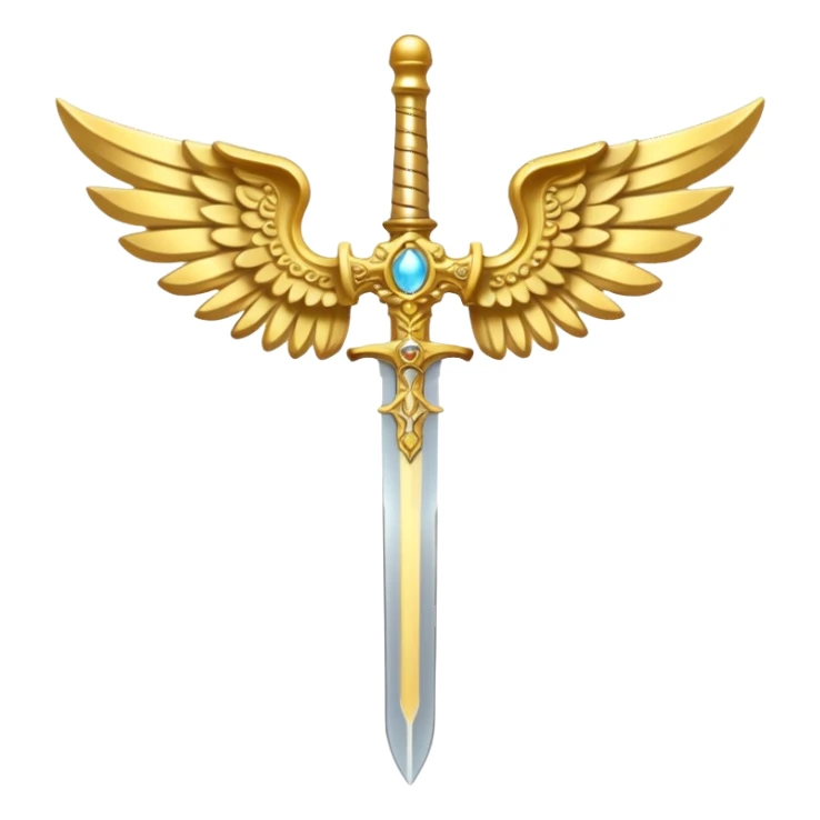 angel sword sticker