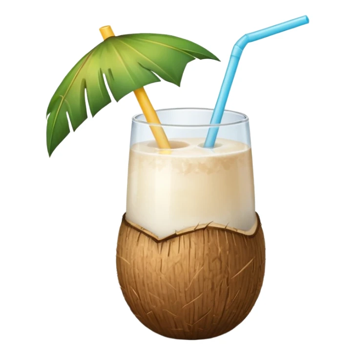 hawaii coconut drink  sticker
