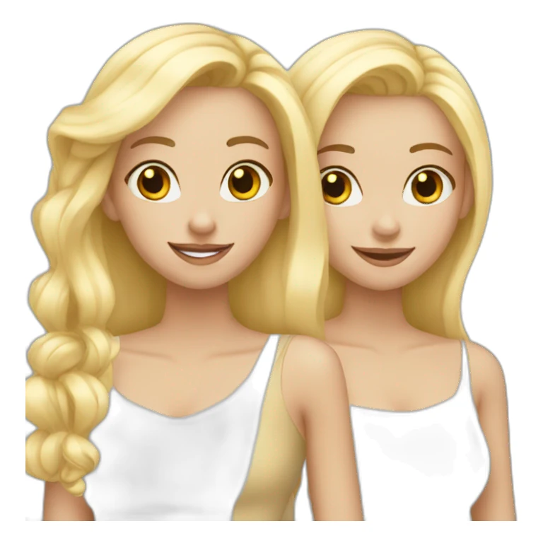 three-blonde-girls-best-friends sticker