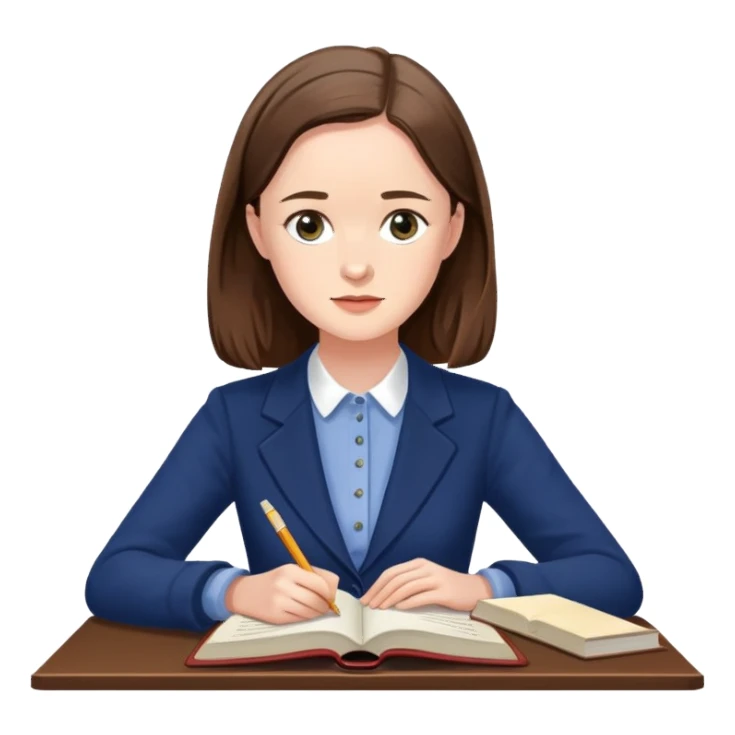 Rory Gilmore Studying sticker