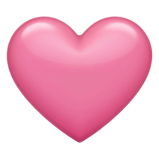 MEDIUM PINK heart emoji sticker