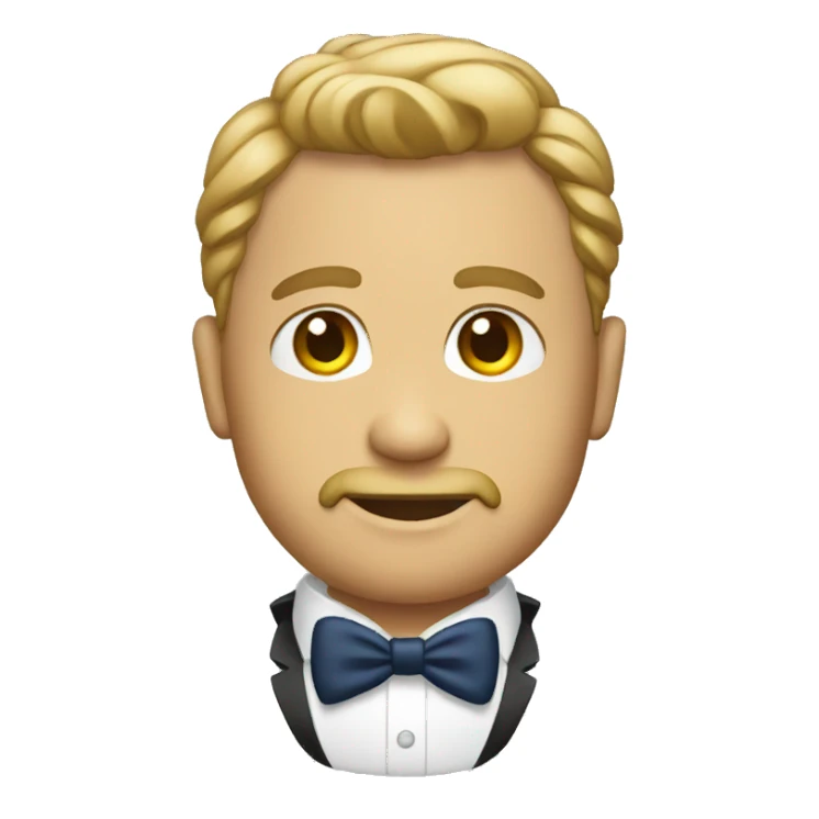 Czech in a suit sticker