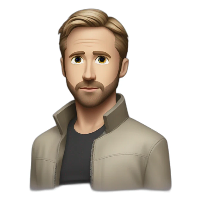 Ryan Gosling realistic Blade Runner 2049 sticker