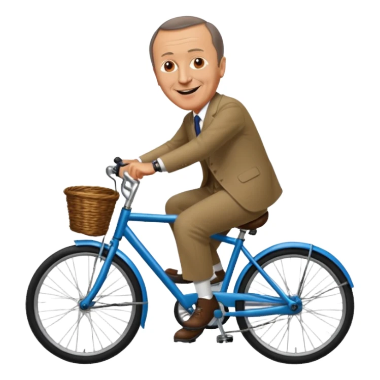 Bisiklet süren Erdoğan  sticker