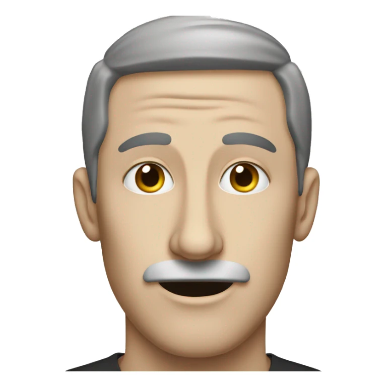 White guy with a long nose sticker