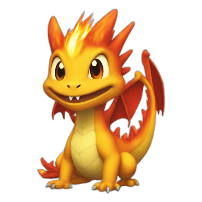 Dracaufeu-pokemon sticker