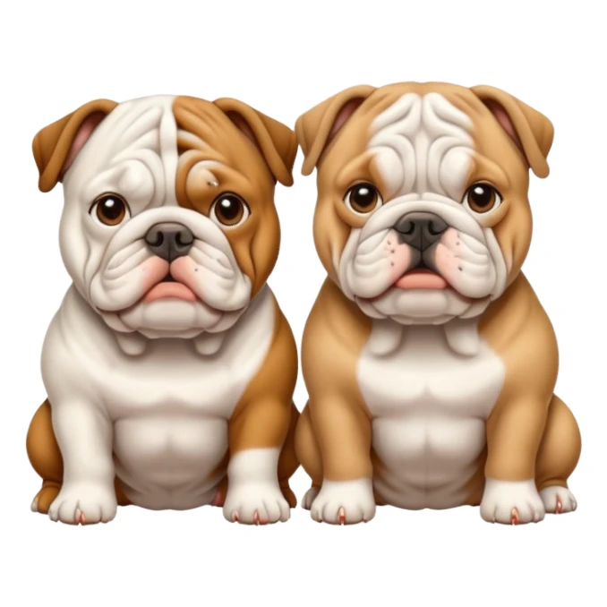 2 bulldogs sticker