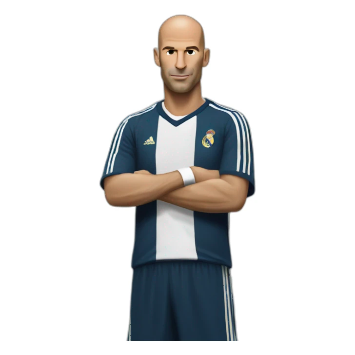 Zidane real madrid sticker