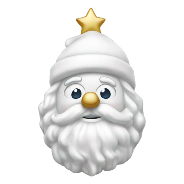 white christmas decor sticker