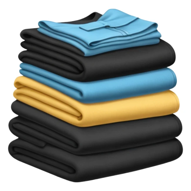 roupa dobrada meia calça sticker