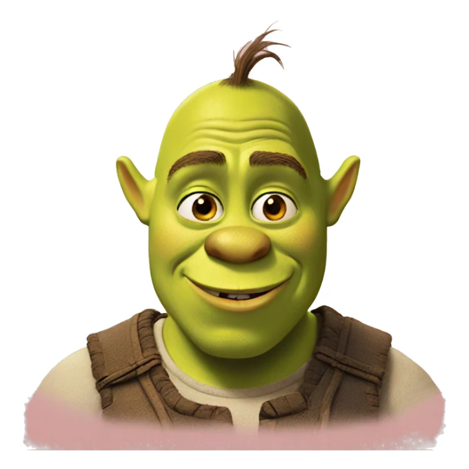 Shrek heart sticker