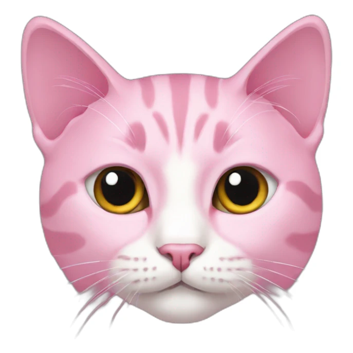 Cat-pink sticker
