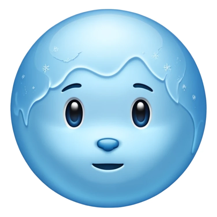 Pluto but in a blue color sticker