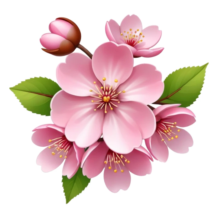 a cherry blossom sticker
