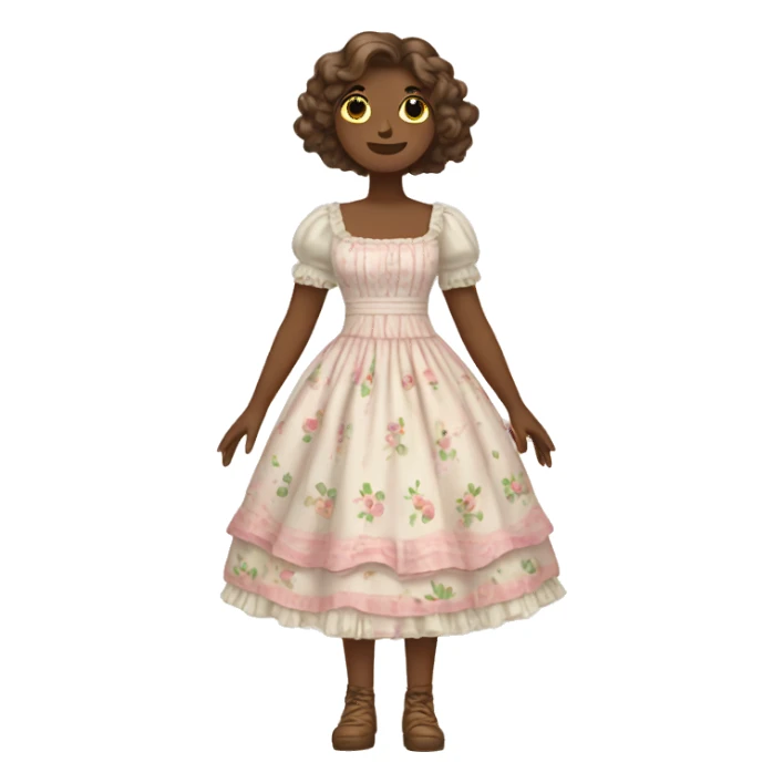 Pretty Cottagecore dress sticker