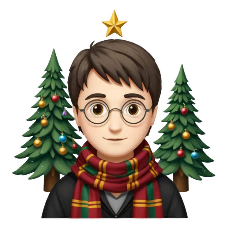 Harry Potter Christmas sticker