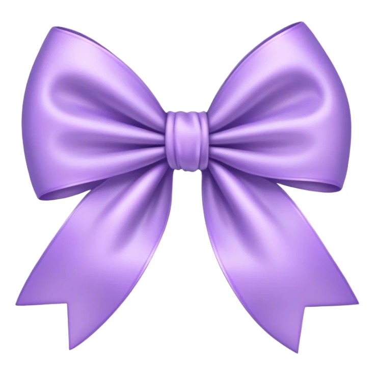 lavender bow sticker