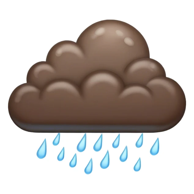 Cinematic Realistic Nimbus Emoji, Dark and foreboding, with thick, heavy clouds swirling ominously in the sky. The clouds are dense with rain, ready to pour down as the atmosphere charges with energy and anticipation. Soft glowing outline, capturing the essence of stormy tension and impending rain in a dense nimbus cloud! sticker
