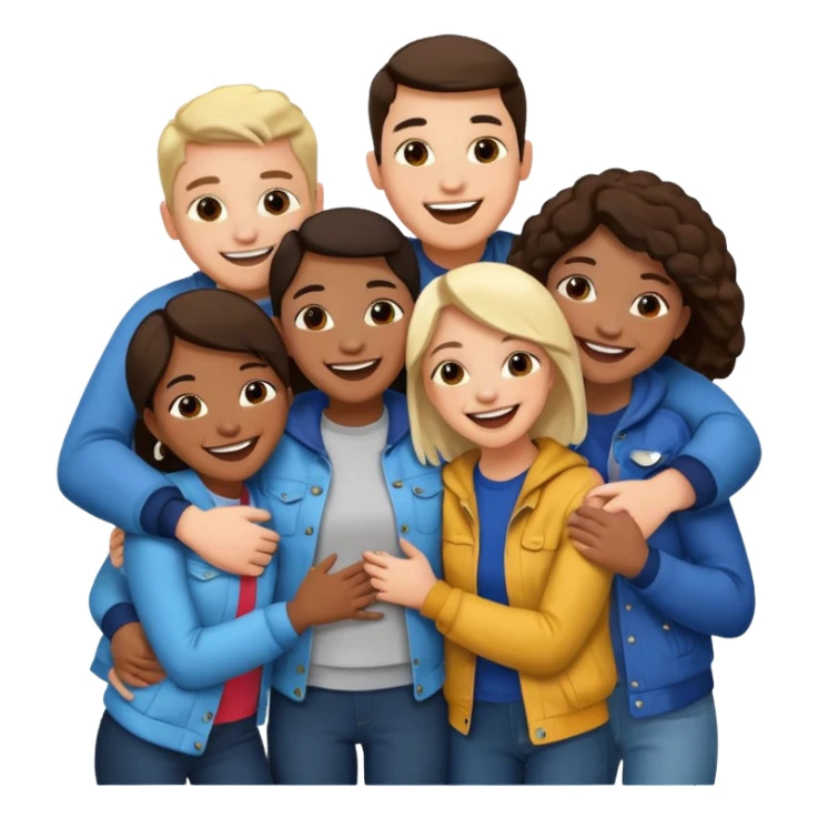 Fun, love, friends, cool sticker