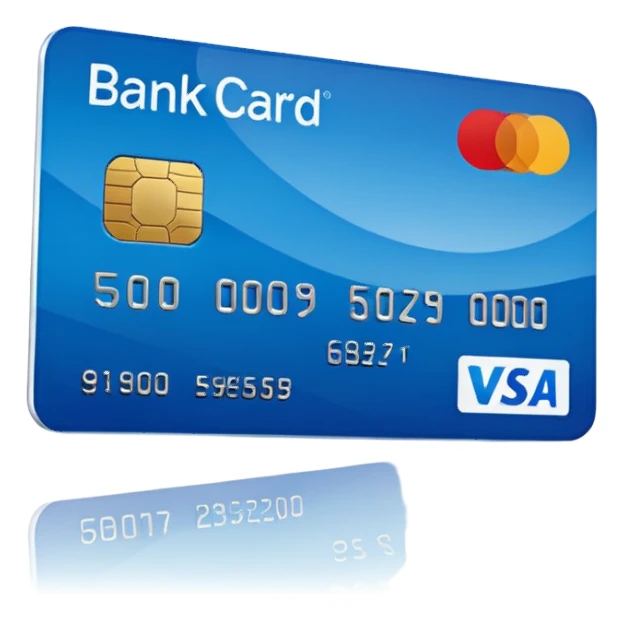 Bank card sticker