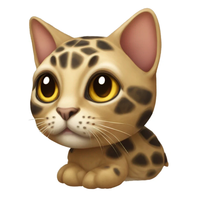 Tortoise cat sticker