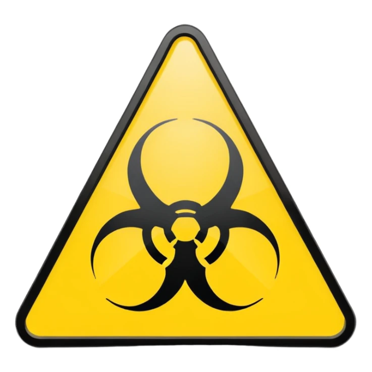 chemical weapons sign sticker