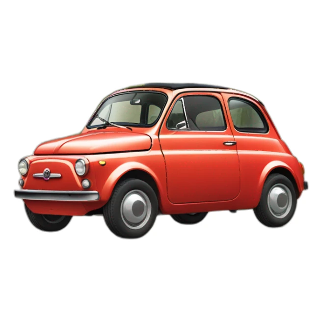 fiat500 style la poste sticker