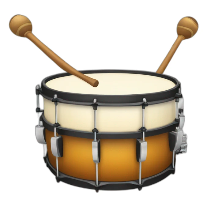 pandereta instrumento percusión sticker