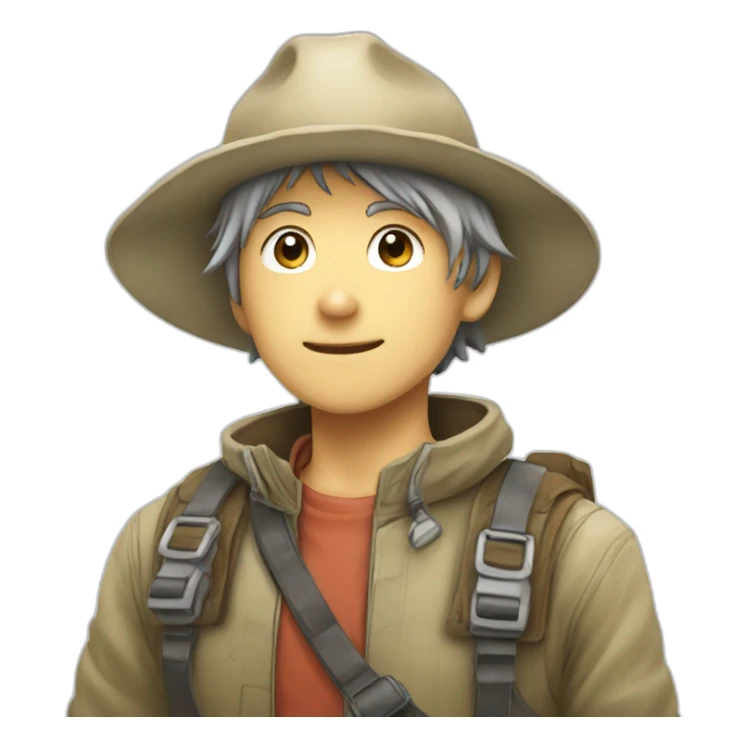 explorateur manga sticker