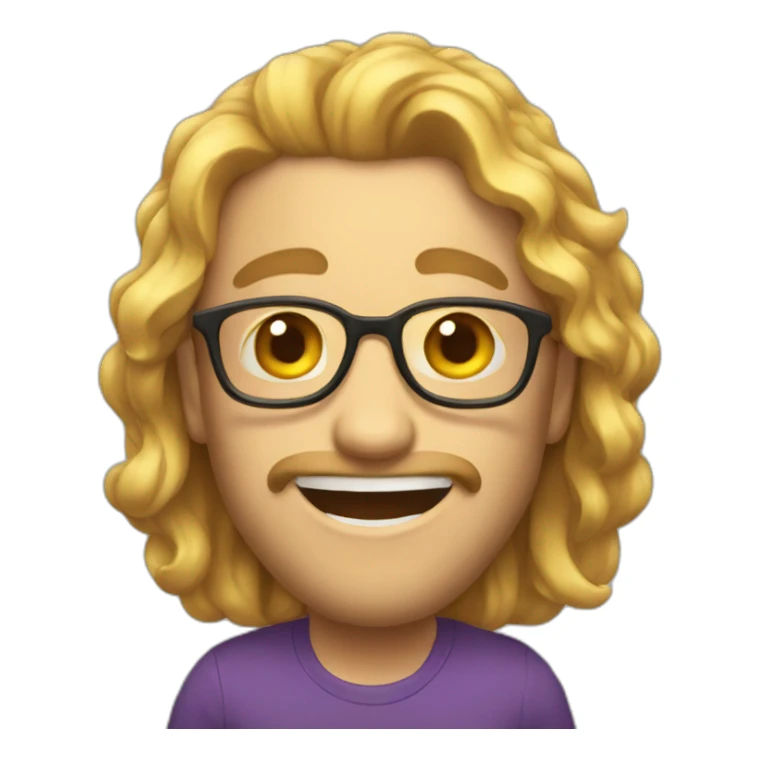 Emoji qui rigole sticker