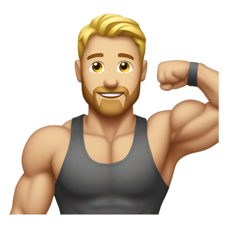 Fitness tricep emoji sticker