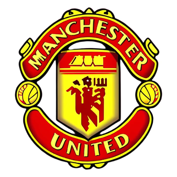 Manchester United logo sticker
