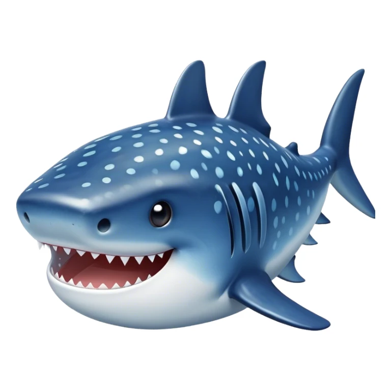 Whale shark cute sticker