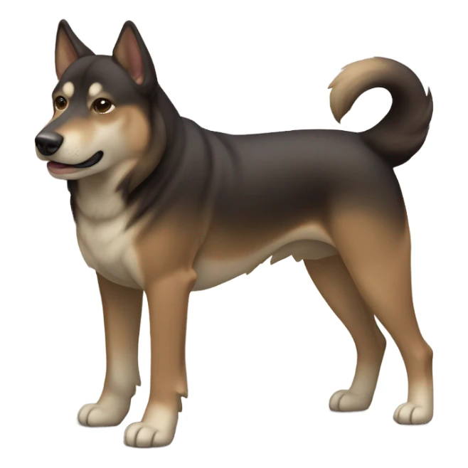 Verry dark brown shikoku sticker