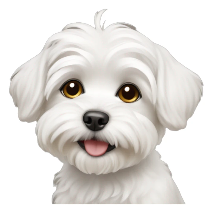 Maltese puppy sticker