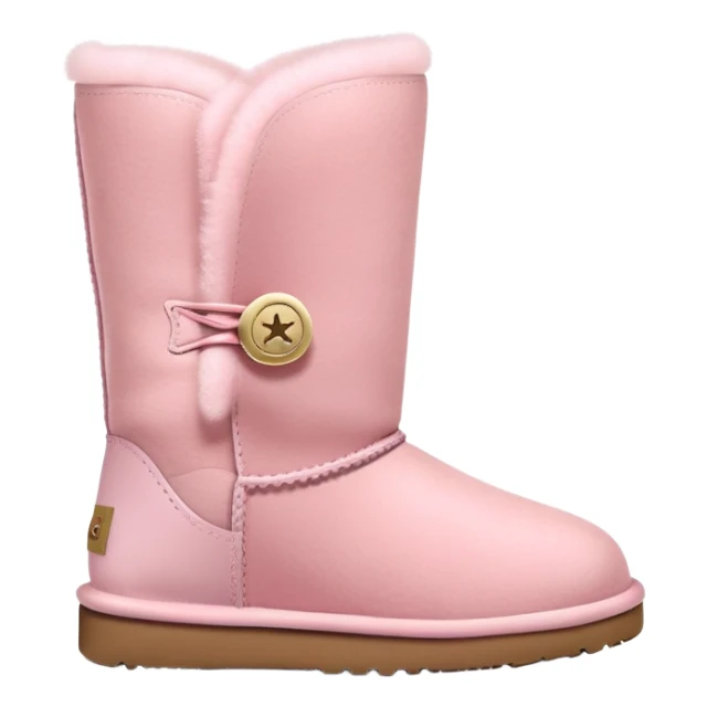 baby pink uggs sticker