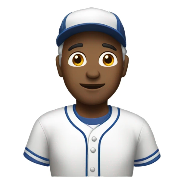 mature male with baseball cap sticker