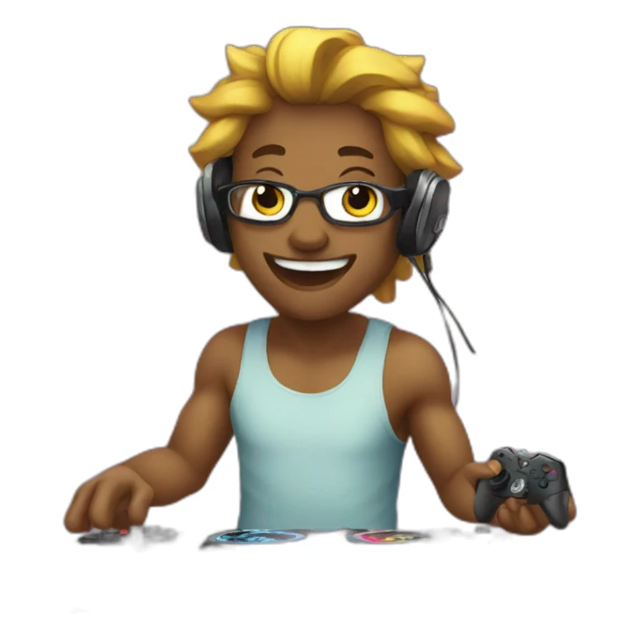 Gamer U_Flow DJ  Party sticker