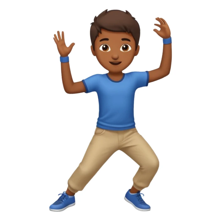 Niño bailando sticker