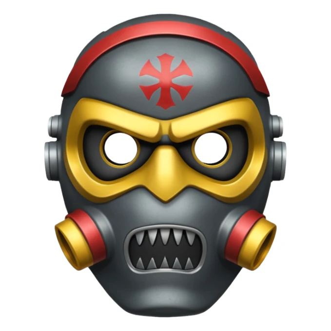 Doomsday war mask emoji sticker