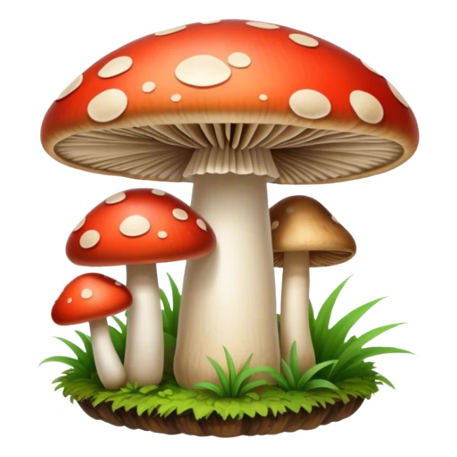Mushroom diagram  sticker
