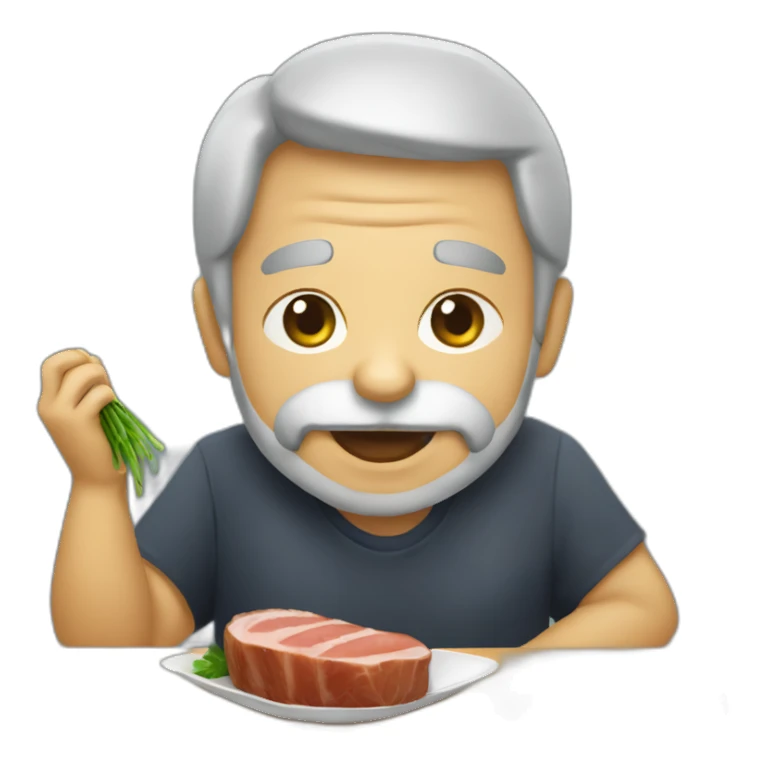 Lula comendo picanha sticker