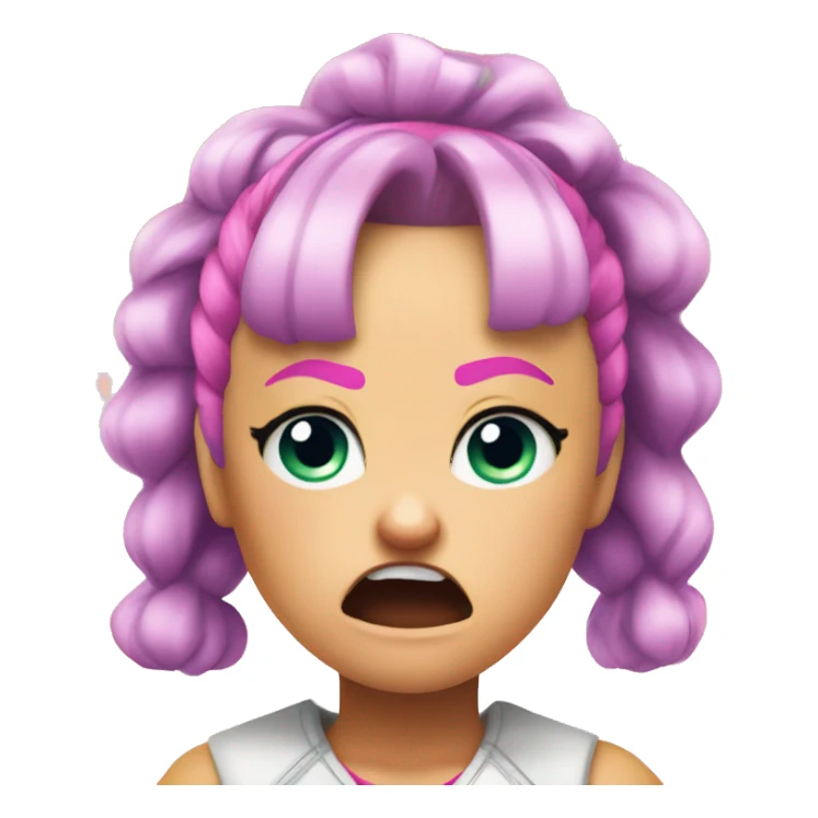 Jojo Siwa angry sticker