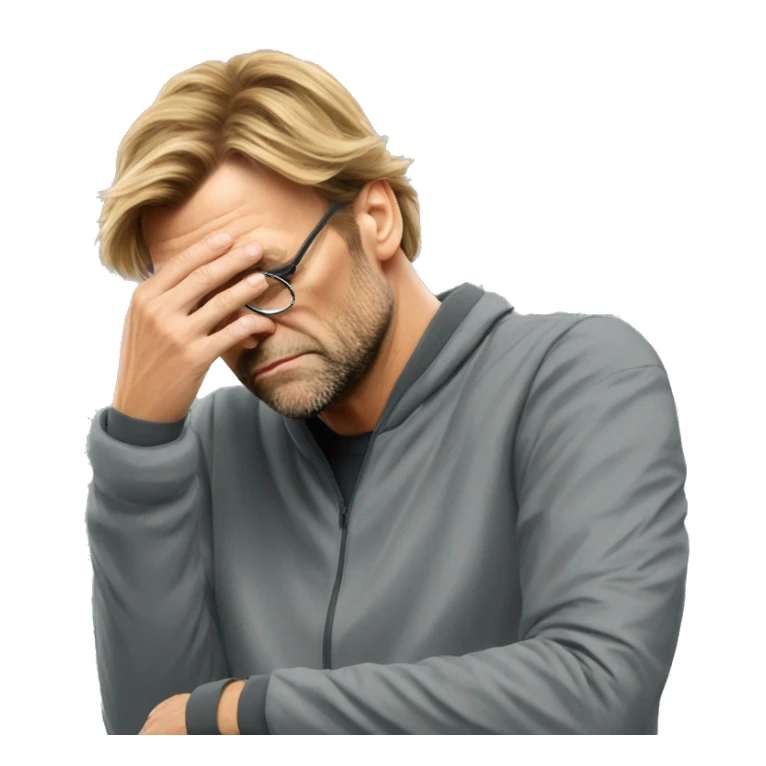 Klopp facepalm sticker